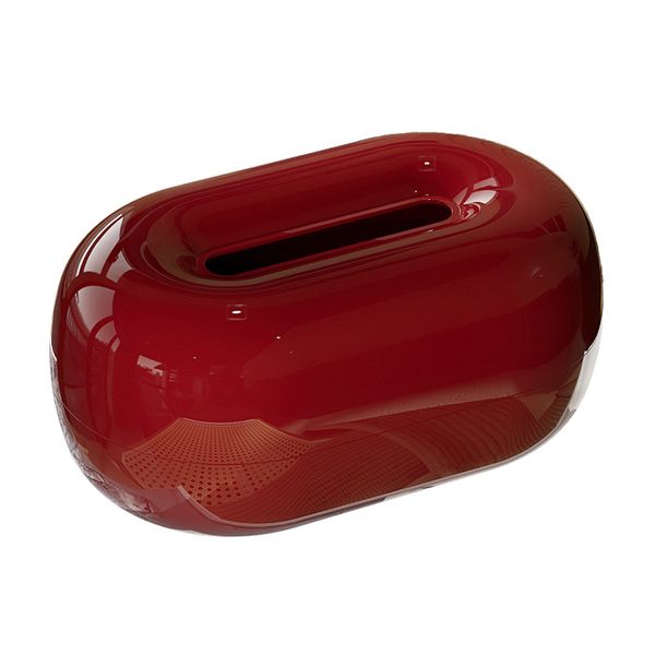 Home High-end Dining Table Paper Box Ornaments - Red