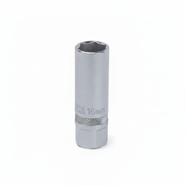 Groz 16mm Spark Plug Socket 1/5.1 cm Drive Chrome Vanadium Steel