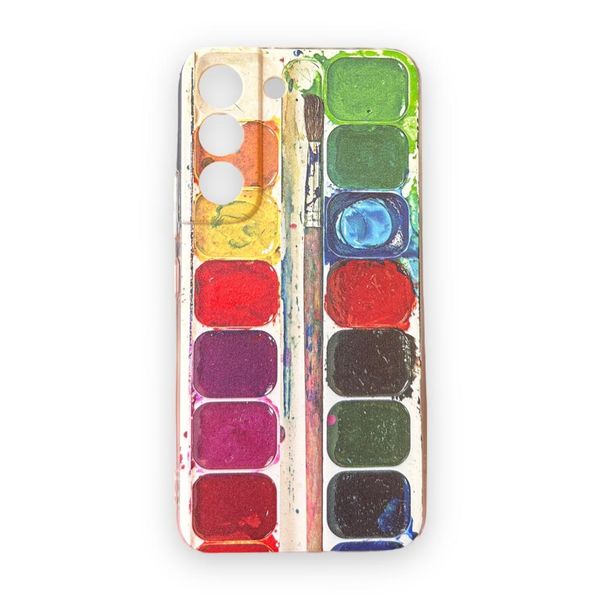 AMA Silicone Protective Case Paint Palette Print For Samsung A50/A30/A50s