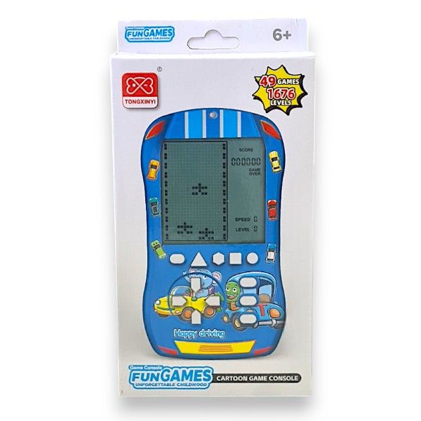 Retro Handheld Game Console - 49 Driving Games for Fun Play