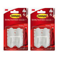 3M Command Medium Wire Hooks For Damage-Free Hanging - 2 Packs of 2, Shop  Today. Get it Tomorrow!