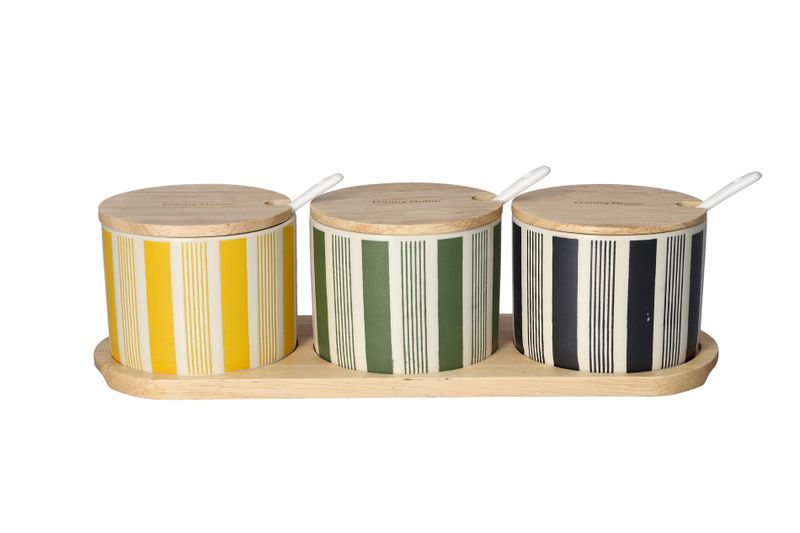 Danny home Seasoning Canister Set 3 Pieces