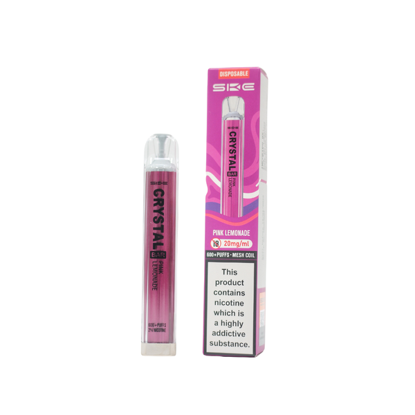 Crystal Bar - 600 Puffs - Pink Lemonade