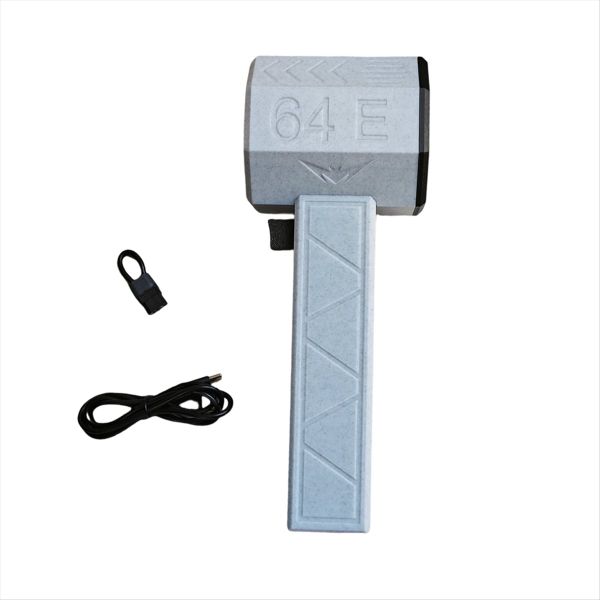 64E Handheld Turbo Jet Fan White Gray&amp;Black Compatible with None