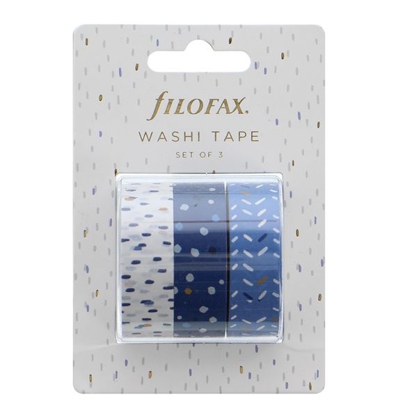 Washi Tape Set of 3 Indigo