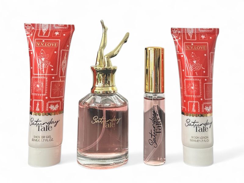 V.V.LOVE Saturday Tale Shower Gel Lotion Spray Holiday Collection Set