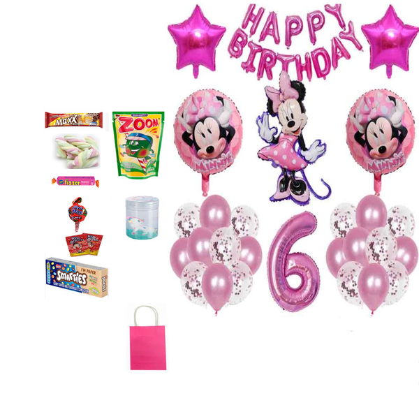 Minnie Mouse party box 6 years