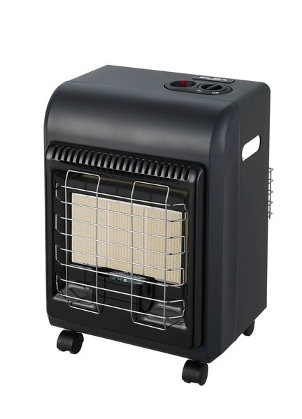 Elba Mini Gas Rollabout Heater Black - 16/EL1006