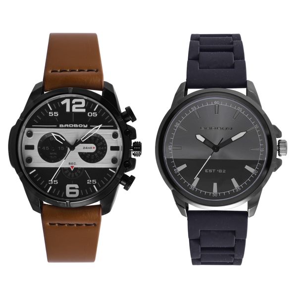 Bad Boy Undercover &amp; Flightrisk 2.0 Analogue Watch Set