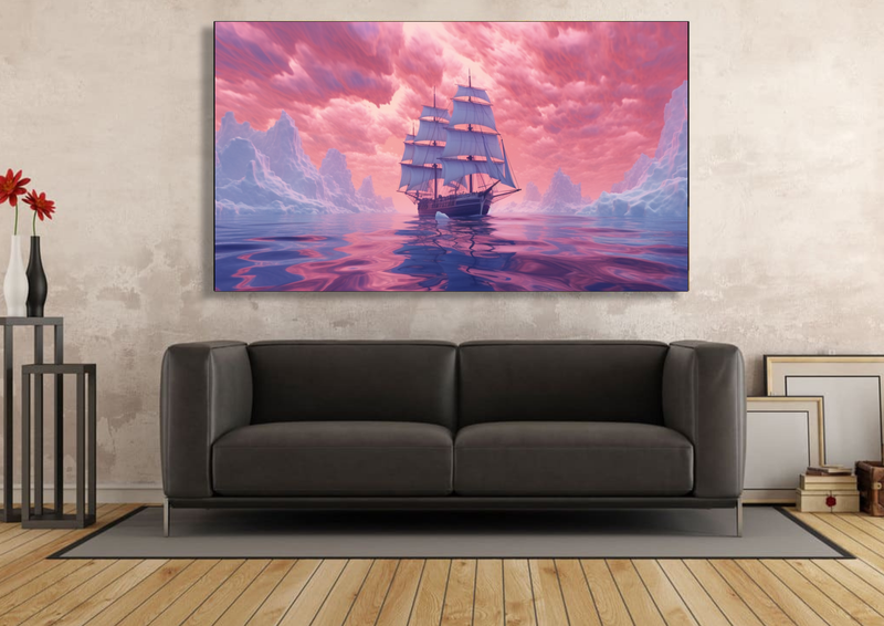 Canvas Wall Art - Nautical Dreamscape Abstract - IM0165