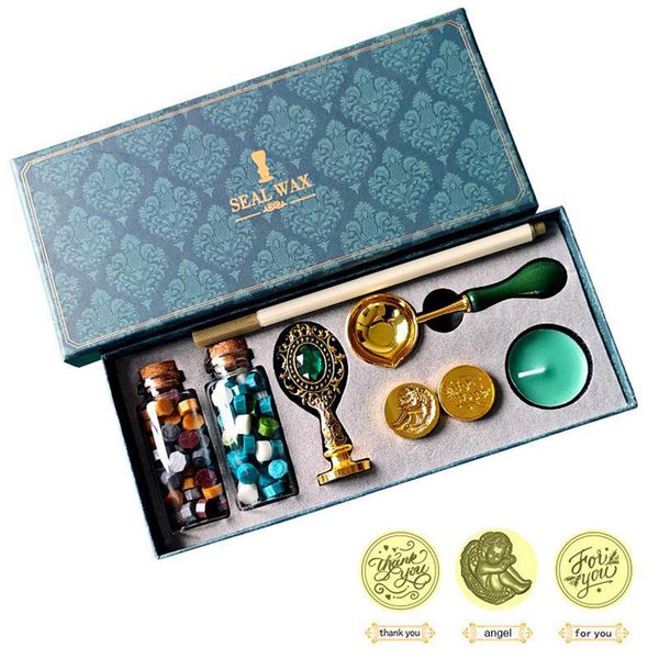 Creative Fire Seal Set, Brass/Alloy, 22x10x3.5 cm