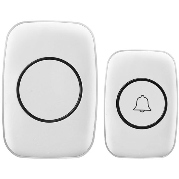 Classroom Doorbell Wireless Doorbell Waterproof 300m 60 Chimes LED Flash