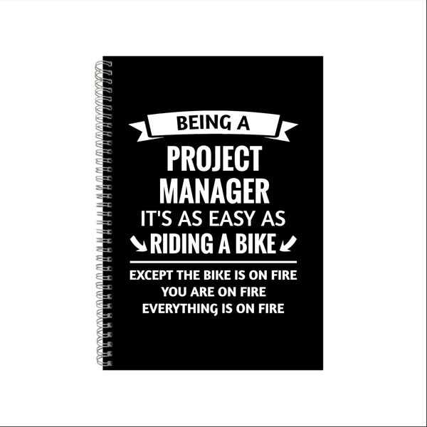 Project Manager Notebook Gift Idea A4 Notepad Pad 24