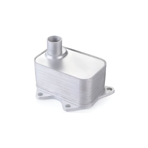 Engine oil cooler compatible with VW Golf Audi cars