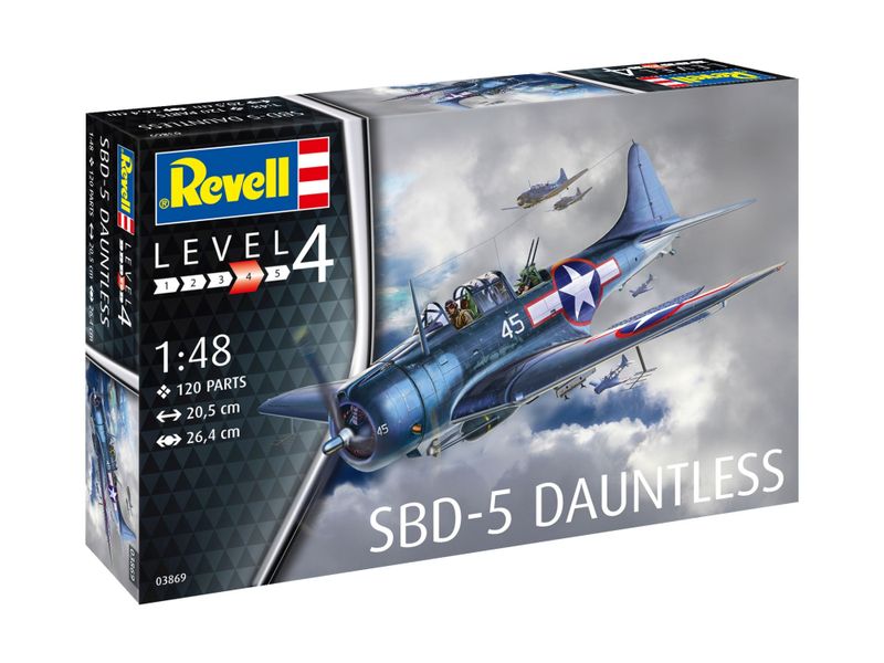 Revell 1/48 SBD-5 Dauntless Plane Plastic Model Kit