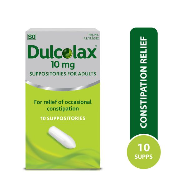 Dulcolax 10mg Adult Suppositories 10's