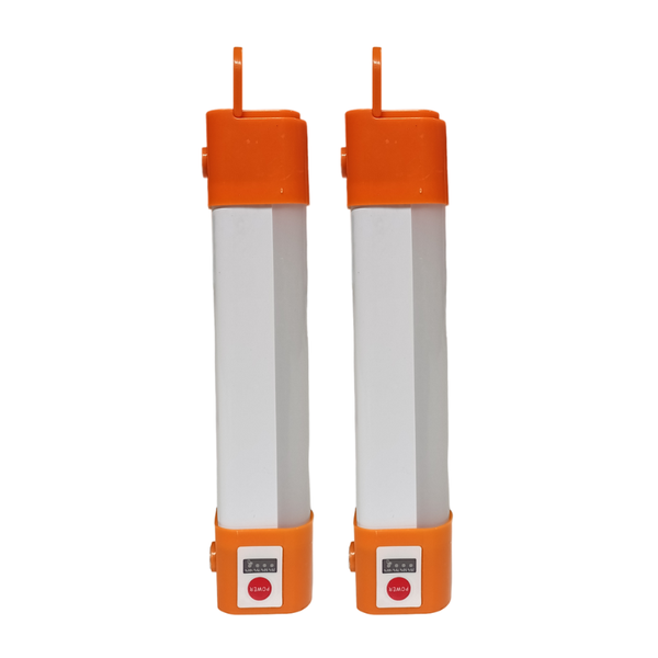 20CM Rechargeable Emergency LED Tube Light Pack of 2