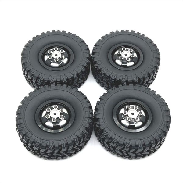 4 Pc Replace Tire Wheel for Mnmodel 1/12 Mn82 Lc79 Mn78 D90 D91 99S B