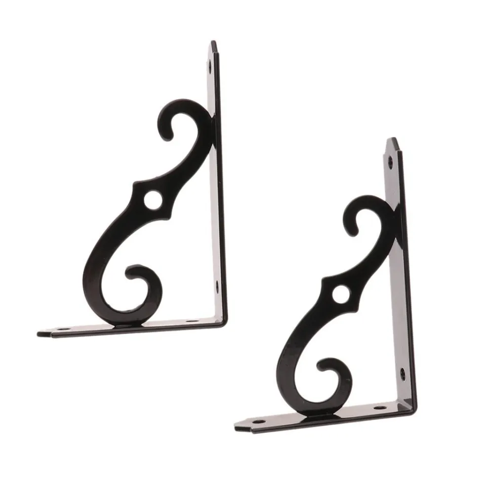 Wall Mounted Floating Shelf Bracket - Decorative Shelf Brackets Vintage