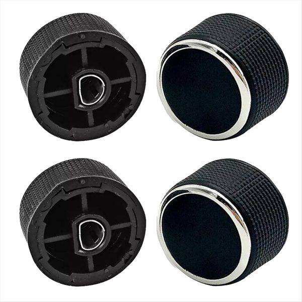 4 Pcs Rear Radio Audio Volume Control Knob Dial Compatible with Chevrolet