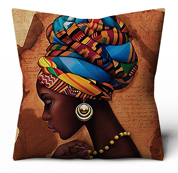 MamaMia Throw Cushion Cover Pillow Case and Inner African Woman Shop