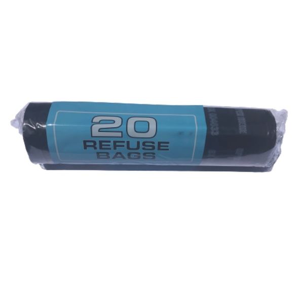 Bulk Pack 20 x Refuse Bags Black (20 Per Pack 950 x 750mm)