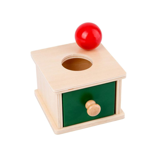 Montessori Shape Sorter &amp; Ball Drop - Wooden Learning Toy