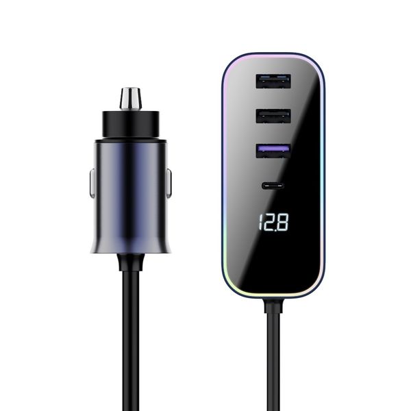 107w Fast Charging 5 Port Fast Car Charger