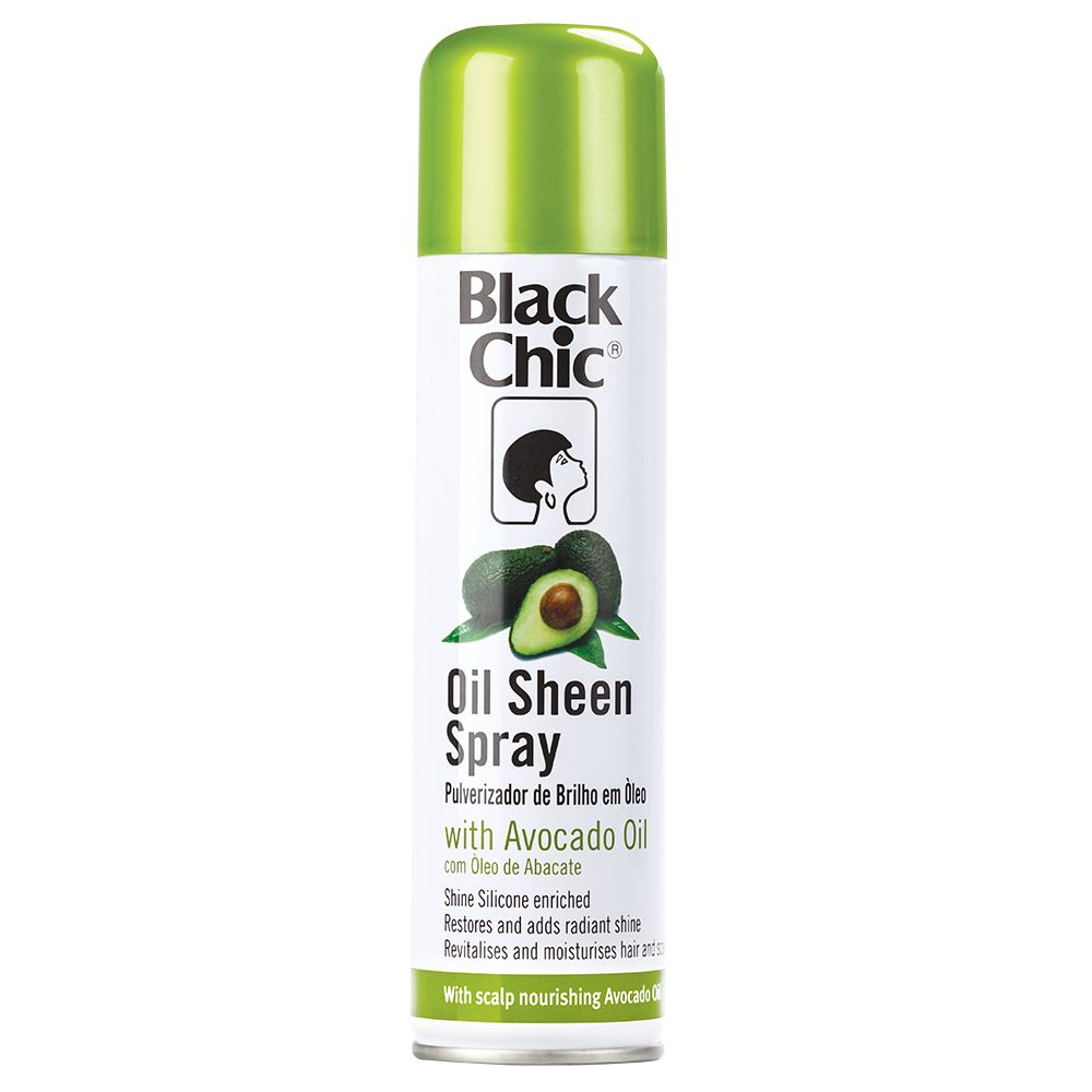 Black Chic Oil Sheen Spray with Avocado Oil 275ml