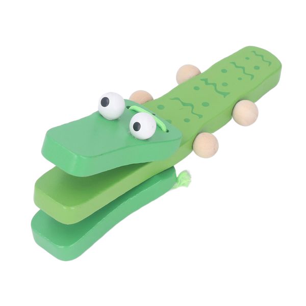 Cartoon Animal Castanets Toy Musical Educational Wooden Hand Castanets Toy