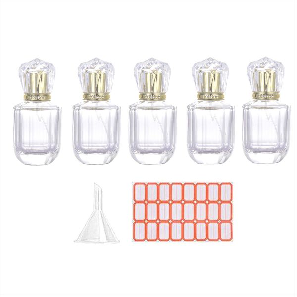 5 Pcs 30Ml Glass Spray Bottle Small Cosmetic Atomizer Perfume Bottles