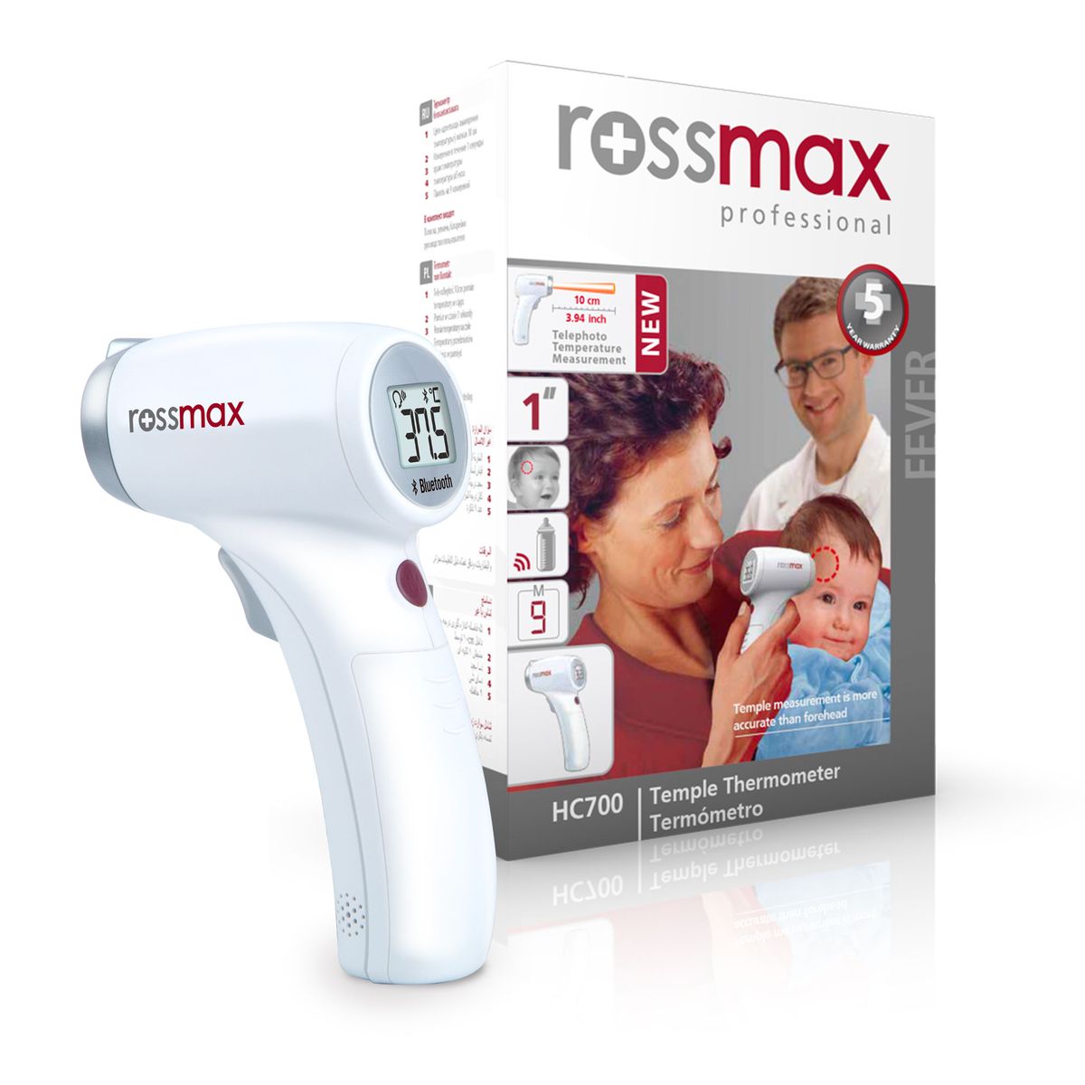 Rossmax Thermometer Non Contact Hc700 With Blue Tooth Shop Today Get