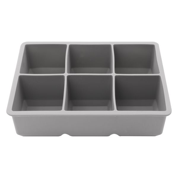 Bar Butler Grey Silicone Jumbo Ice Cube (6) Tray