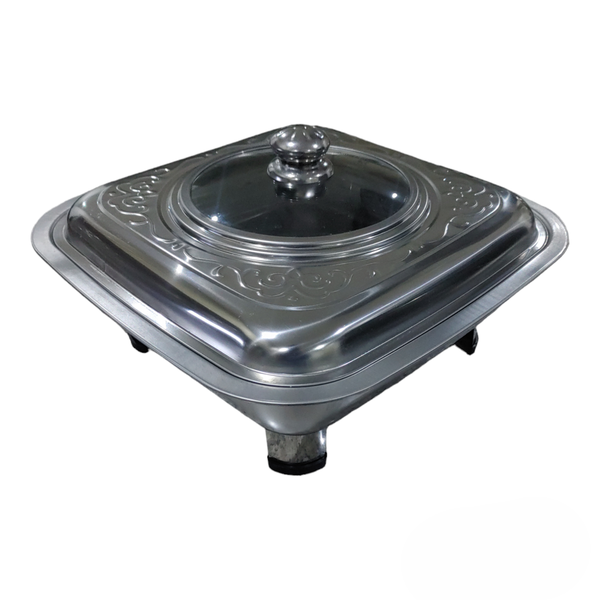 Chafing Dish 4Liter Stainless Steel 34x34x22cm Square Mini
