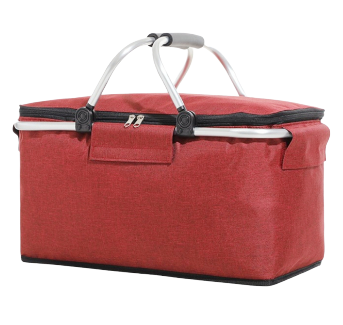 Foldable Foil Insulated Picnic Basket Food Beverage Carrier Bag Cooler