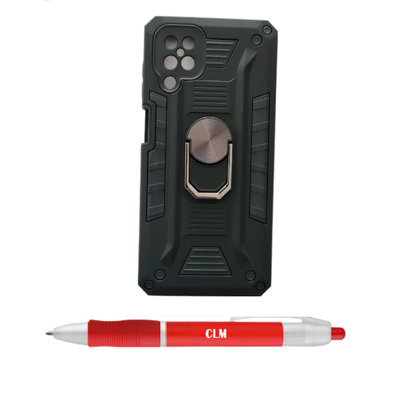 Protective hard ring mobile case for Samsung galaxy s23 ultra with CLM pen