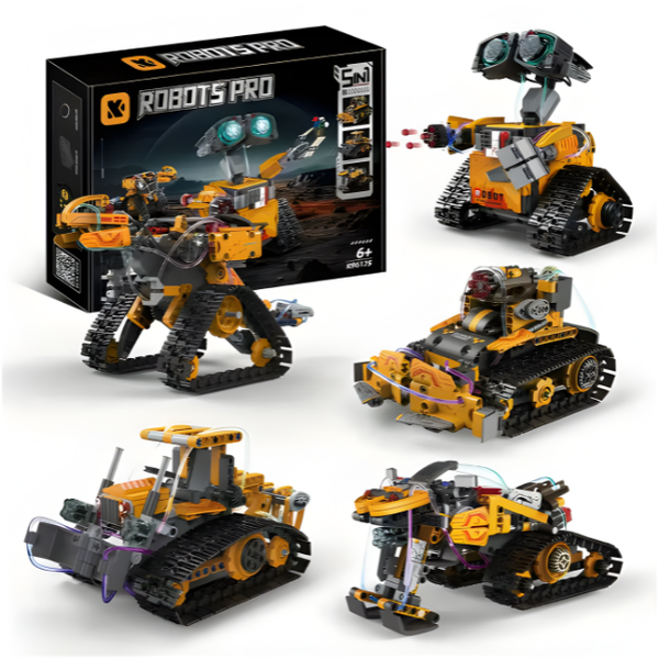 Wally Robot 762 Pieces 5 in 1 Technic Blocks Educational + Remote control