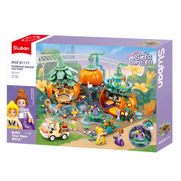 Sluban Building Set: Girls Dream - Pumpkin Party - 952 Pieces