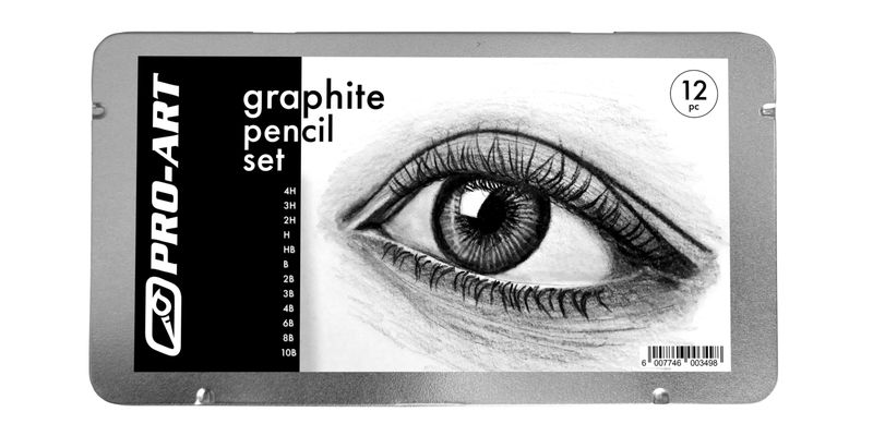 Pro-Art Graphite Pencil Set 12pc