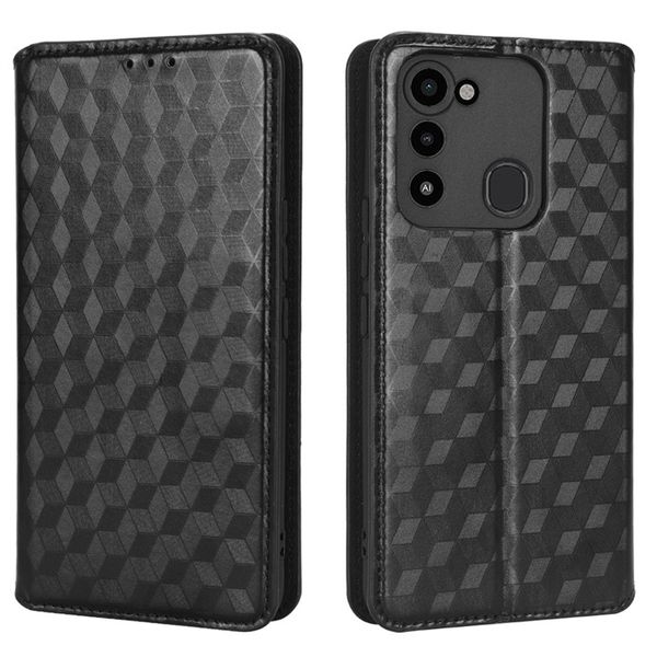 Flip Cover Compatible With Tecno Spark 8C Shockproof Leather Cover