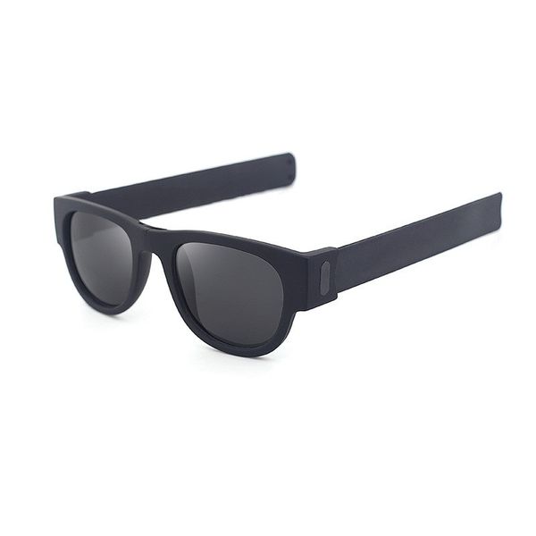 MOT Slap-On Polarized Sunglasses - Black