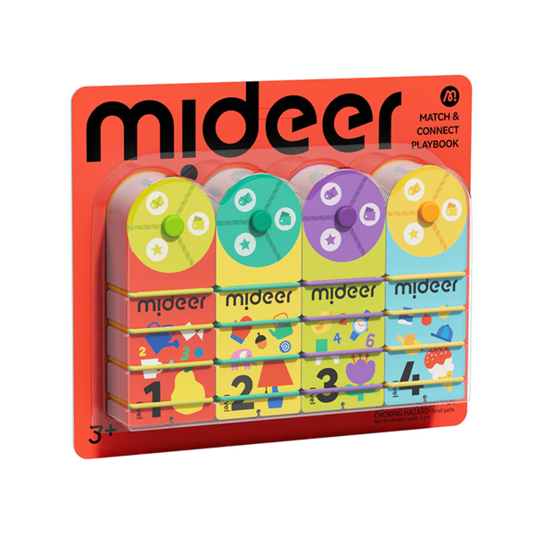 Mideer - Threading Match Cards - String Lacing Educational Game for Kids