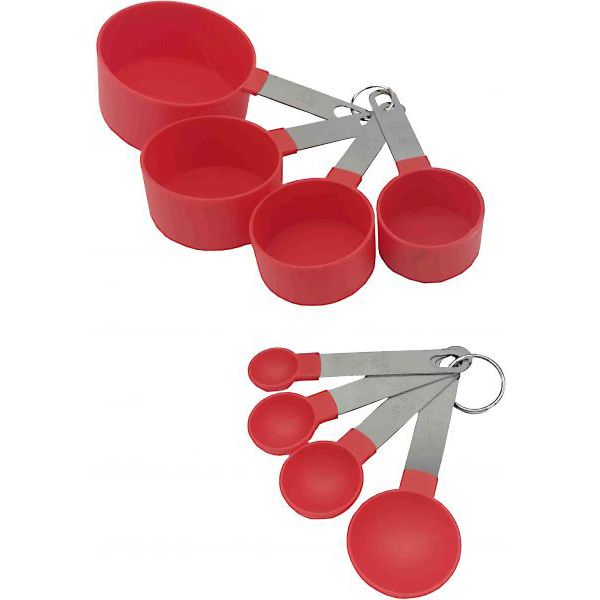 Measuring Cups &amp; Spoons Set - 8 Piece