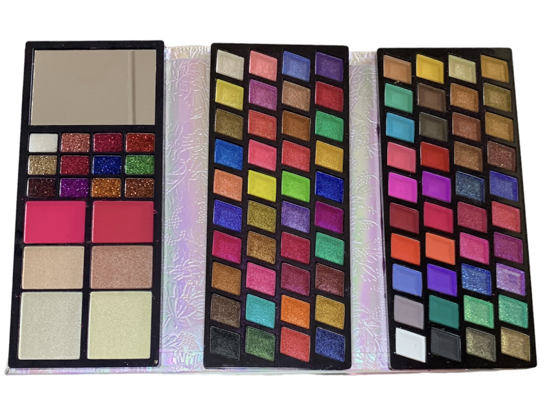 Full Basic Makeup Kit with Eyeshadow, Highlighter and Blush