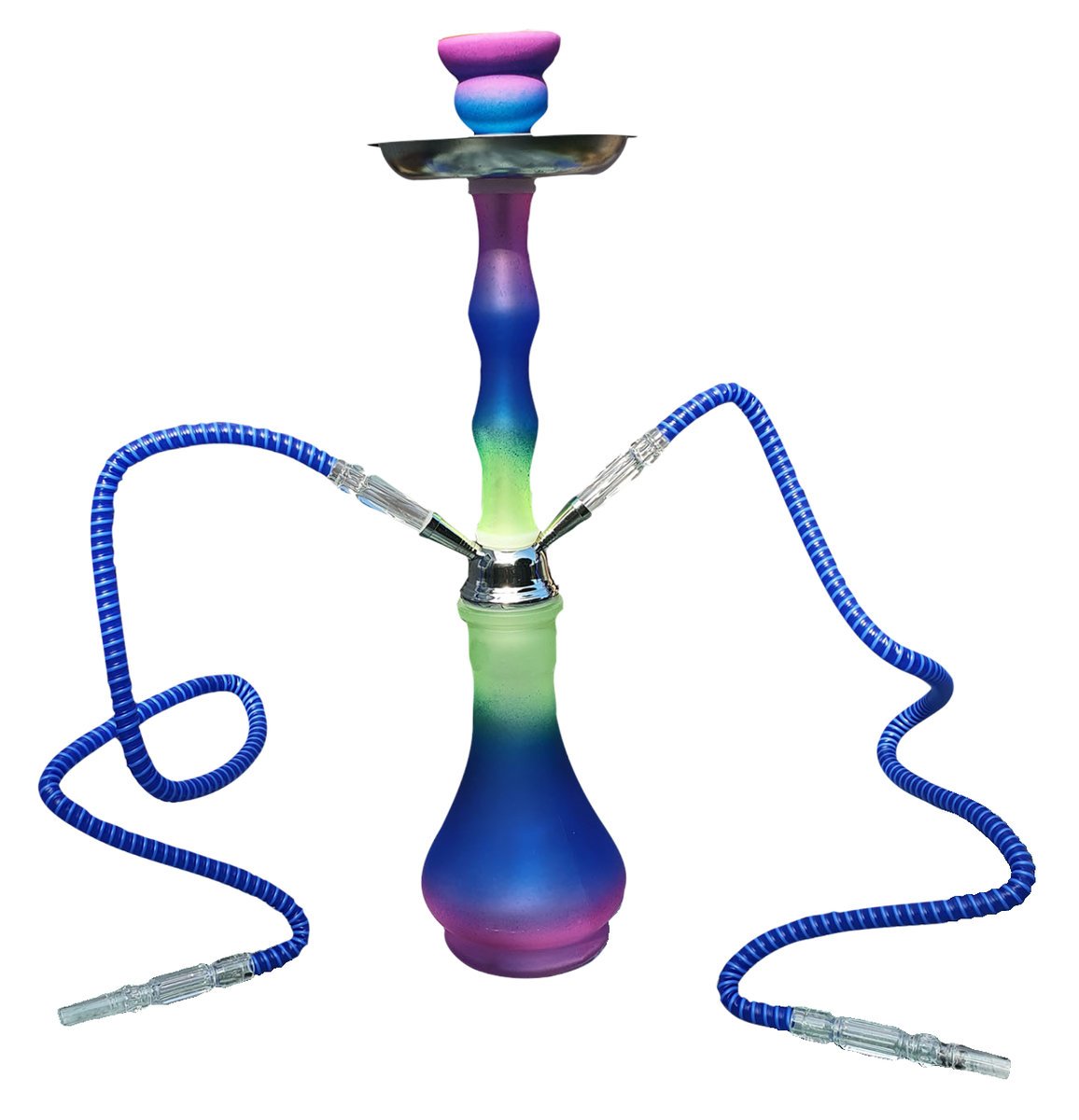 Vibrant Colour Hookah Hubbly Bubbly Twin Pipe Shop Today. Get it