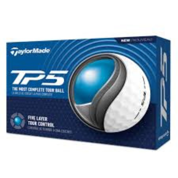 TaylorMade TP5 Golf Balls - 5-Layer Tour Performance