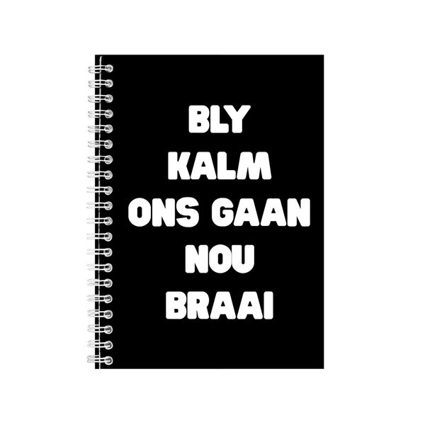 Braai Notebook Afrikaans Gift Idea Writing Book Notepad Pad 48