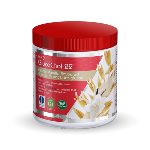 GlucaChol-22 Instant Flavoured Vanilla Drink with Oat Beta-Glucan - 315g