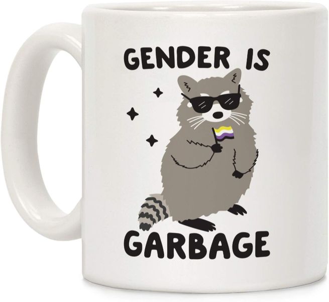 Gender is garbage-Father's day-Mother's day-Christmas-Valentines Mug