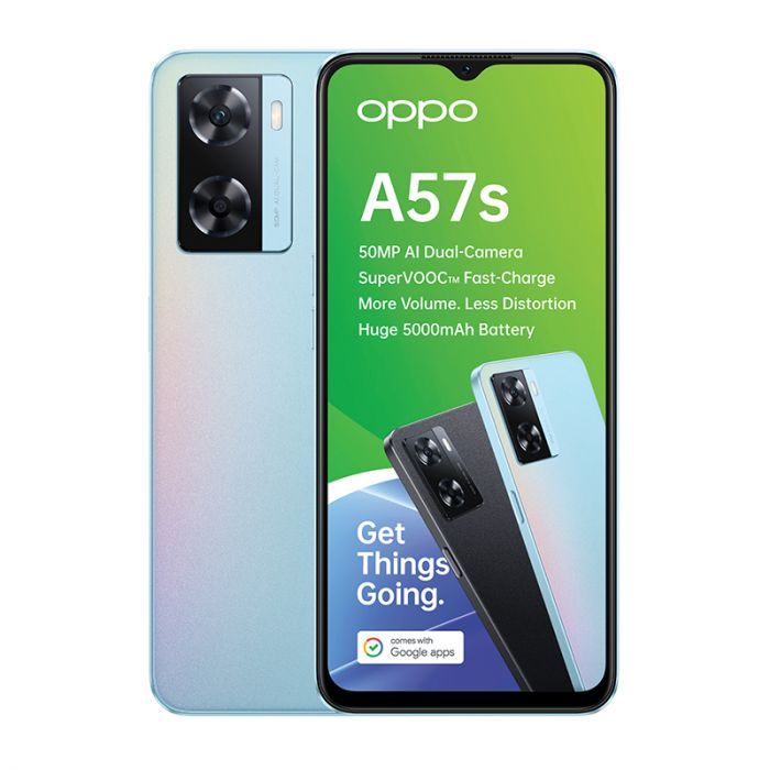 Oppo A57s 4G Dual Sim 128GB - Sky Blue
